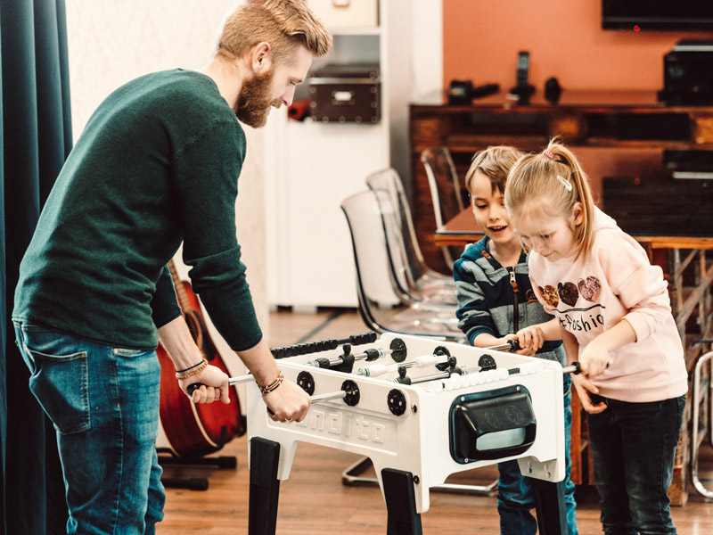 Tischkicker für Kinder und Hobby