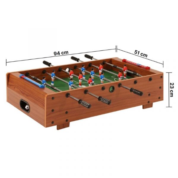 Tischkicker | MINI braun<br>Teleskop Tischaufleger – Bild 3