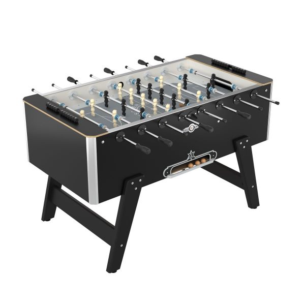 Tischkicker Deutscher-Meister LUXLINE | Schwarz