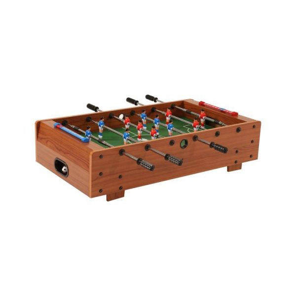 Tischkicker | MINI braun<br>Teleskop Tischaufleger