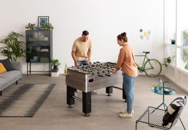 Tischkicker Profi-Soccer | GRAU – Bild 3