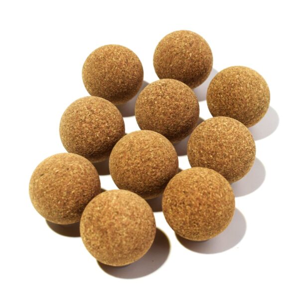Kickerball-Set | Kork, Natur, braun – Bild 3