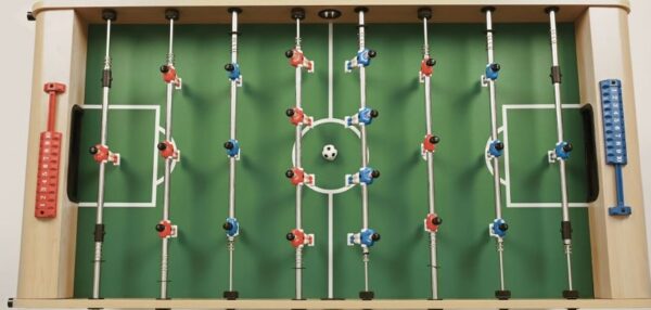 Kinder-Tischkicker mit Klappfunktion | Ahorn-Optik – Bild 3