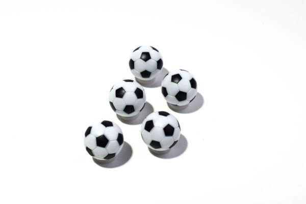 Kickerball-Set | Tradition, weiss-schwarz, Ø 29mm – Bild 3