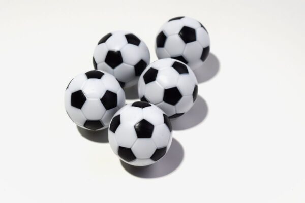 Kickerball-10er Set | TRADITION, weiss-schwarz, Ø 35mm – Bild 3