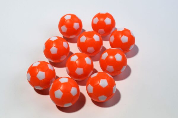 Kickerball-Set | CLUB, orange-weiss, Ø 35mm – Bild 3